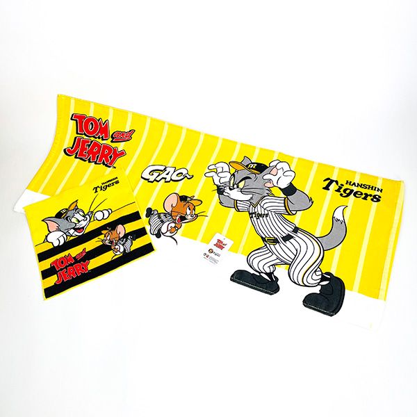 dショッピング |阪神タイガース×トムとジェリー フェイスタオル(34