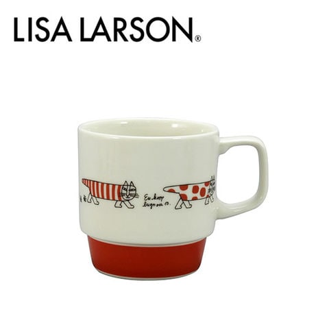 dショッピング |リサ・ラーソン マグカップ マイキーレッド 日本製