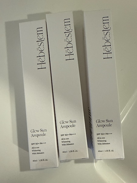 Qoo10] Hebestem [1個/3個選択]グロウ サンアンプル