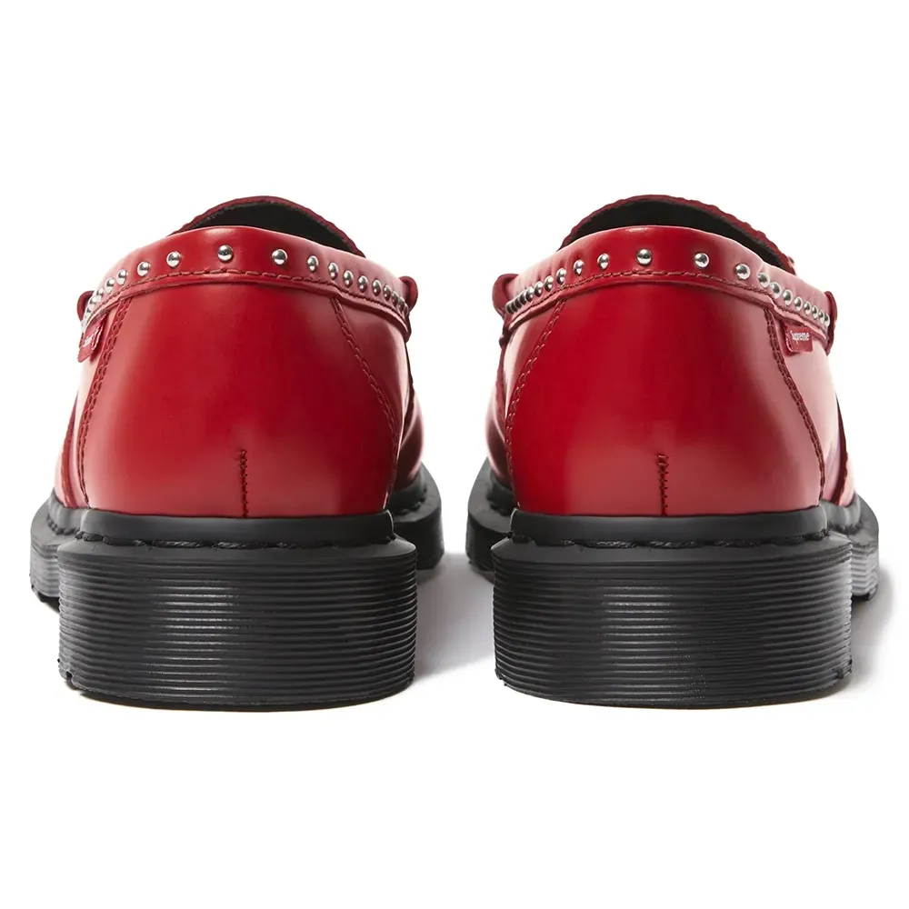 Dr. Martens x Supreme Studded Penton Loafer Red - Droper