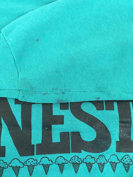 古着 80s USA製 BEN&JERRY'S アイスクリーム 企業 スウェット