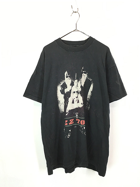 古着 90s ZZ Top 「Insist On The Originals」 ハード ロック バンド T
