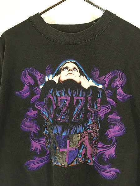 古着 00s Ozzy Osbourne フォト ブルー ファイヤー ヘヴィ メタル