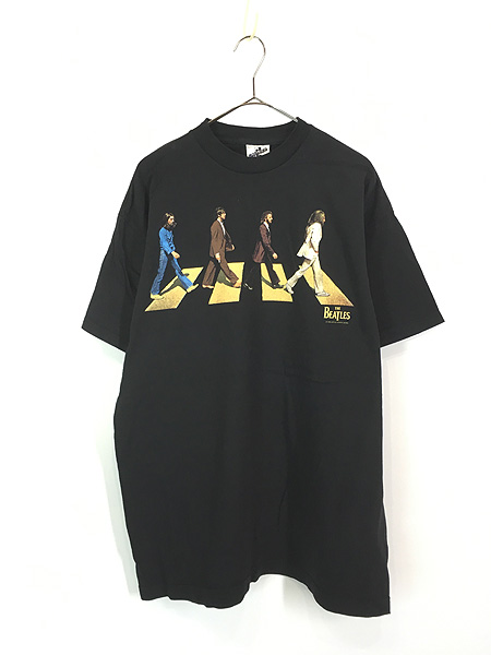古着 90s USA製 The Beatles 「ABBEY ROAD」 メンバー フォト