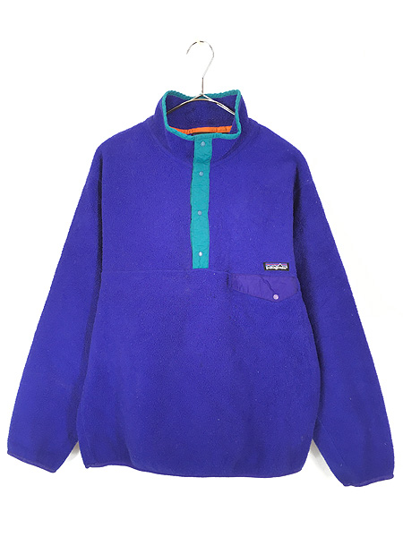 古着 80s USA製 Patagonia 3カラー スナップT シンチラ フリース