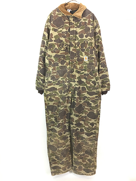 古着 80s USA製 Carhartt フロッグスキン ダック ハンター カモ