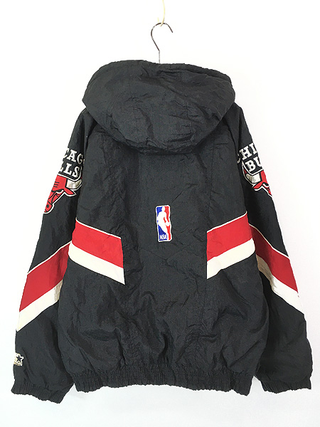 古着 90s STARTER NBA Chicago BULLS ブルズ 2way パデット ナイロン
