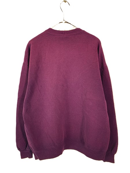古着 90s USA製 Russell 無地 プレーン 前V セットイン スウェット