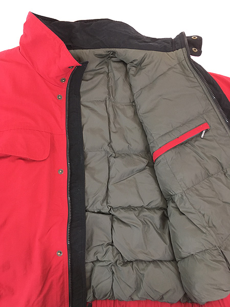 古着 80s Eddie Bauer 名作 Dカン チンスト 比翼 グース ダウン
