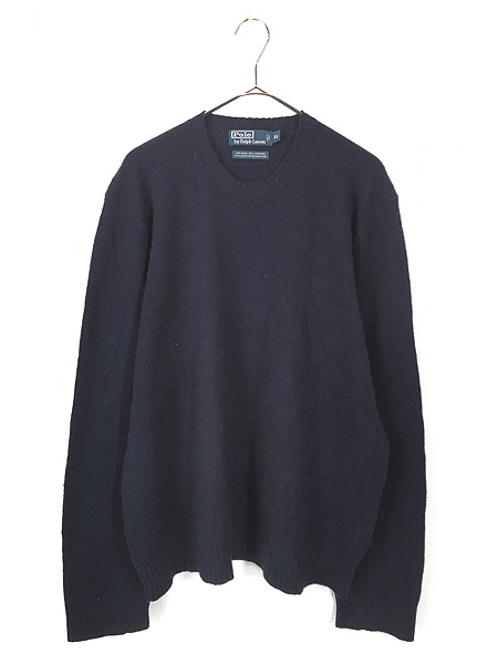 古着 Polo Ralph Lauren 無地 ソリッド スエード レザー エルボー