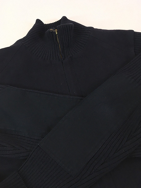 古着 90s GAP ニットリブ ハイネック メルトン ウール ドライバーズ