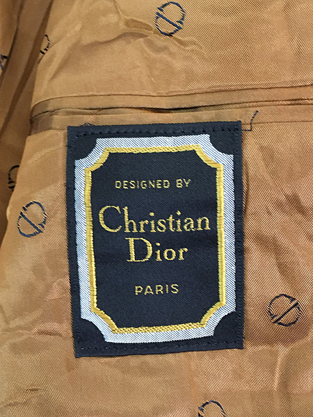 古着 70s USA製 Christian Dior 上質 キャメル フランネル ウール