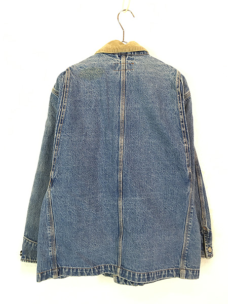 古着 90s Ralph Lauren 襟 コーデュロイ デニム ワーク カバーオール