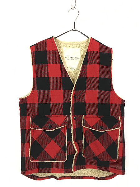 古着 DENIM & SUPPLY Ralph Lauren 裏ボア バッファロー チェック