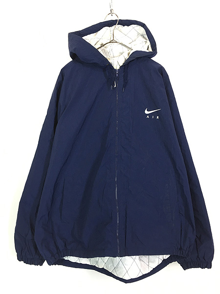 古着 90s NIKE AIR 刺しゅう パデット ナイロン ジャケット パーカー