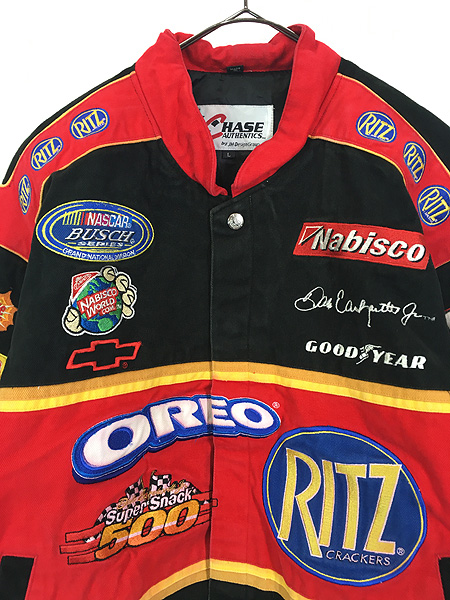 古着 90s CHASE by JH Design 「OREO」 「RITZ」 企業 刺しゅう