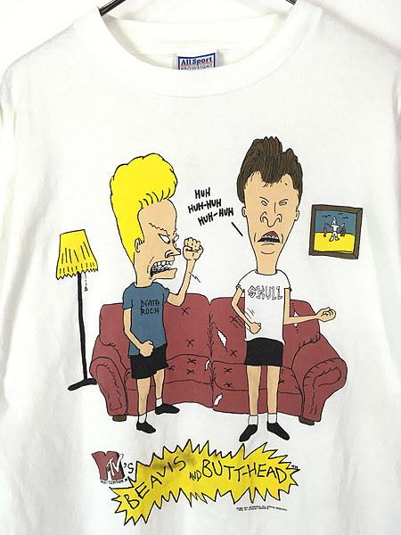 古着 90s USA製 MTV BEAVIS AND BUTT-HEAD ビーバス＆バッドヘッド