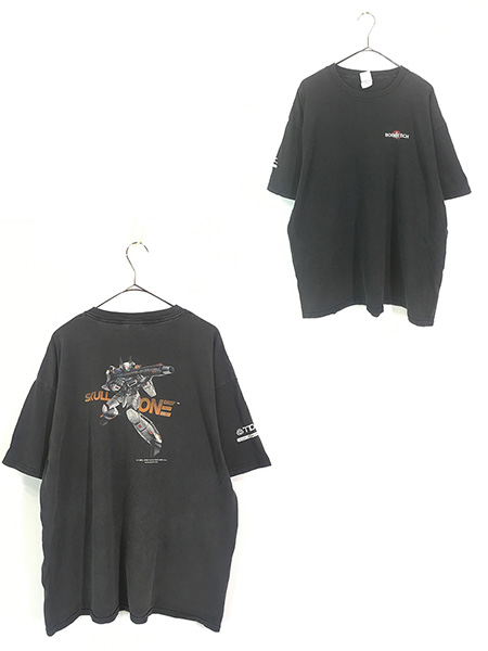 古着 00s TDK Robotech 「Skull One」 TV ゲーム アニメ プロモ T