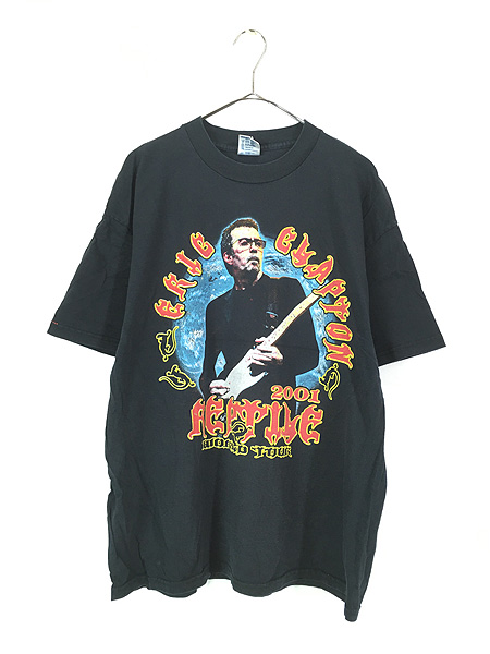 古着 00s Eric Clapton 「Reptile World Tour 2001」 ツアー ロック