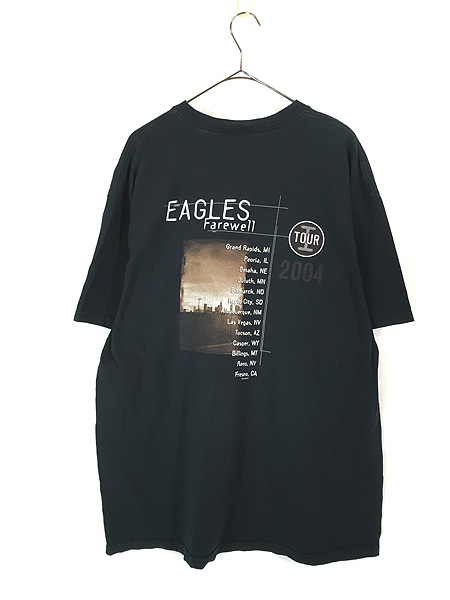 古着 00s EAGLES 「Farewell I Tour」 ツアー ロック バンド Tシャツ