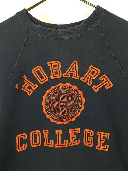 古着 70s USA製 Champion 「HOBART」 3段 カレッジ スウェット