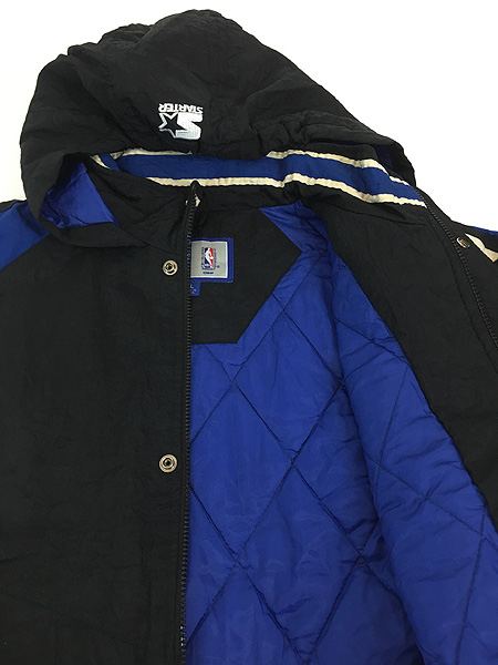 古着 90s STARTER NBA Orlando Magic マジック パデット ナイロン