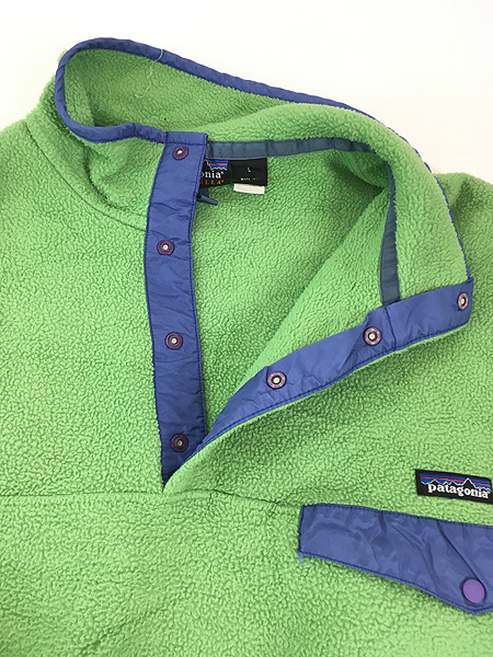 古着 92s USA製 Patagonia スナップT シンチラ フリース ジャケット 黄
