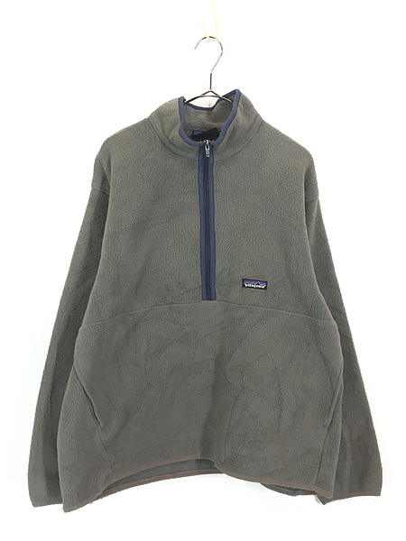 古着 02s Patagonia ハーフジップ シンチラ フリース ジャケット