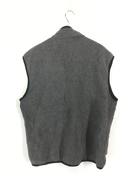 古着 90s USA製 TNF The North Face ロゴ 刺しゅう フリース ベスト XL