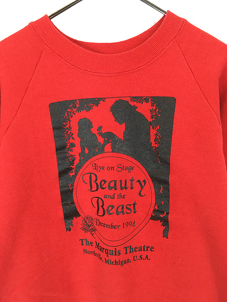 古着 90s USA製 Disney Live on Stage Beauty and the Beast 美女と