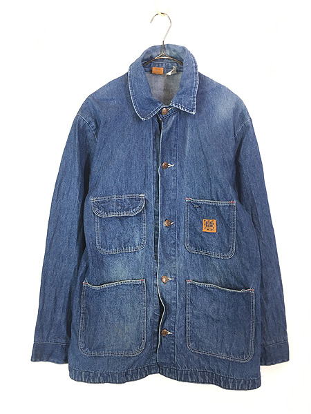 古着 70s USA製 BIG BEN 濃紺 デニム ワーク カバーオール ジャケット