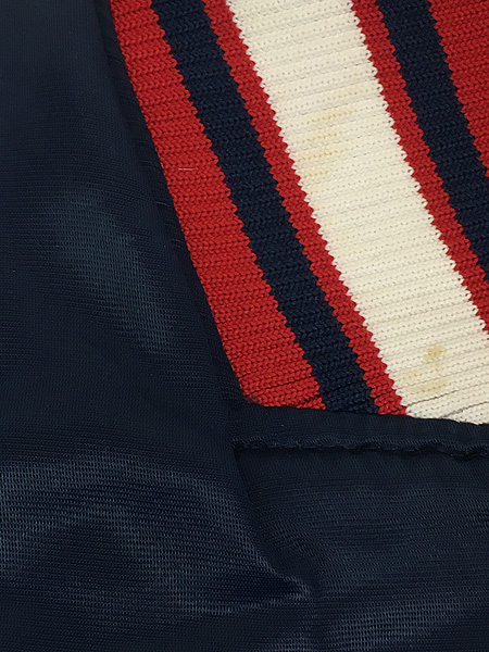 古着 90s MLB Atlanta Braves ブレーブス 光沢 サテン パデット