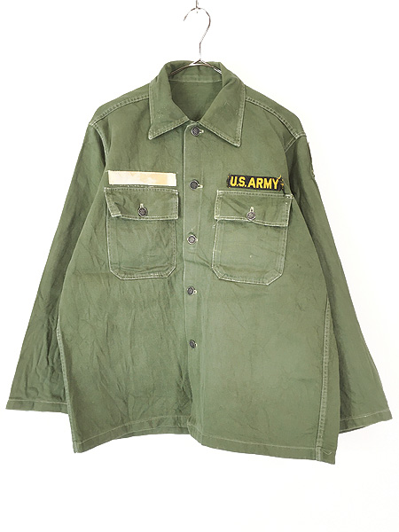 古着 50s 米軍 US ARMY 13スター ボタン 100% コットン サテン