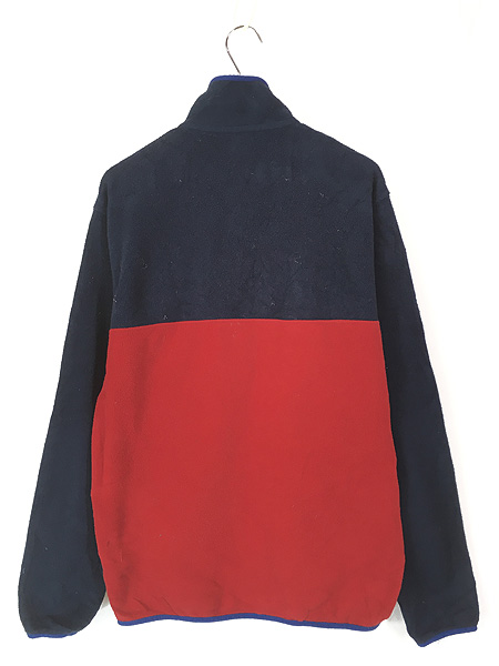 古着 10s Patagonia ネイビー×レッド バイカラー スナップT シンチラ
