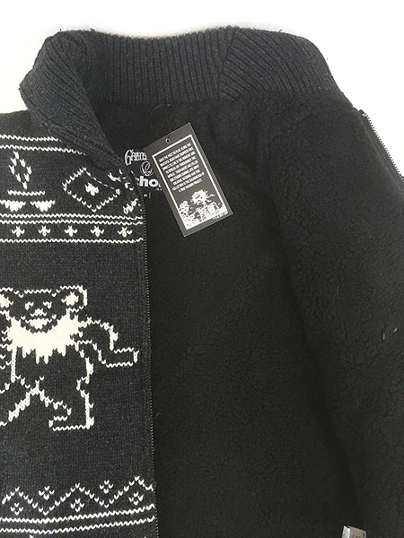 古着 Deadstock!! Schott × Grateful Dead デッドベア ボア フリース