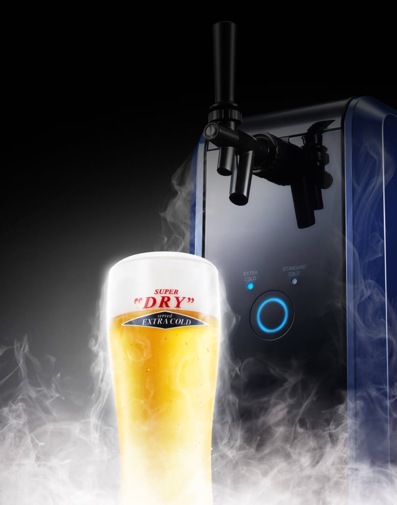 サーバーとビール