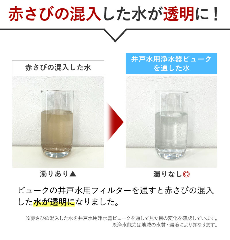 商品ページ 井戸水用浄水器ビューク 3年タイプ | ドリームバンク