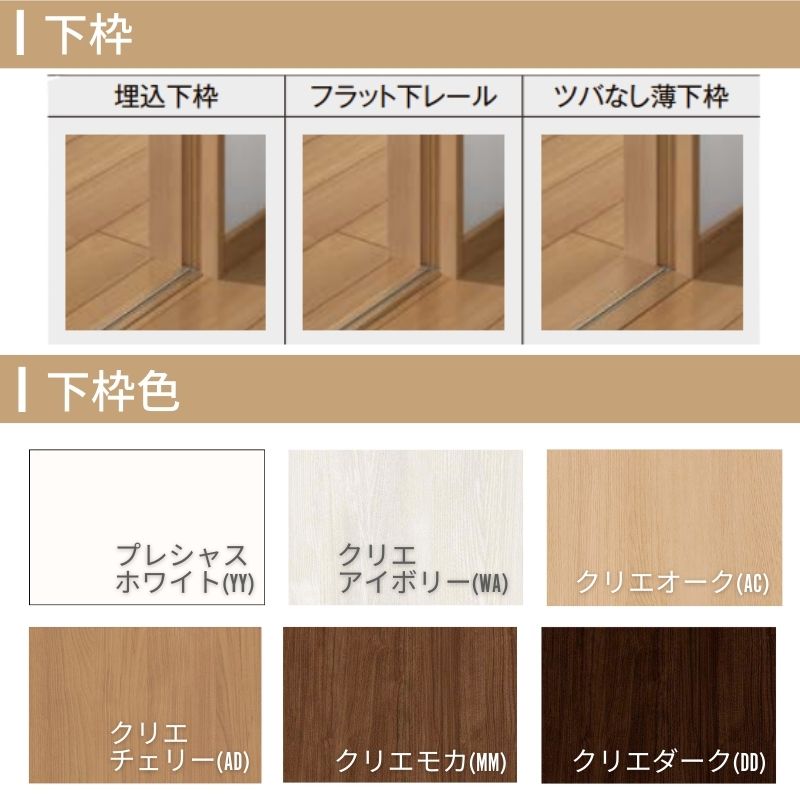 LIXIL クローゼット扉 ドア ラシッサS 引き戸 連動タイプ LAA ノン