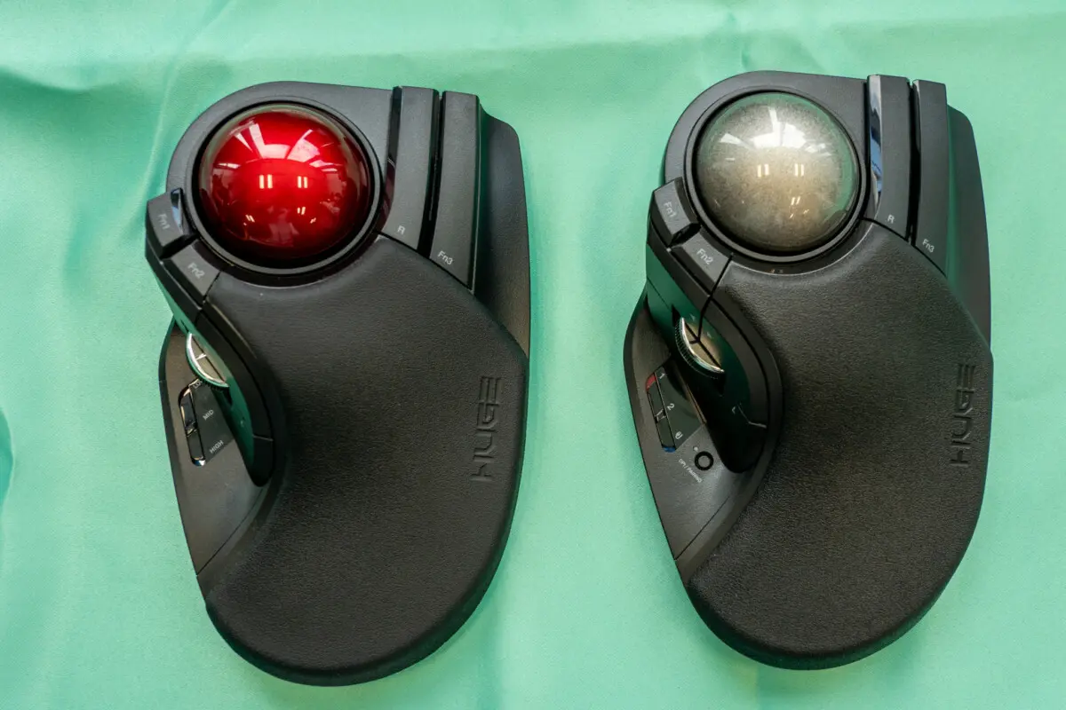 エレコム、トラックボールマウスの新モデル「HUGE PLUS」「bitra」計3