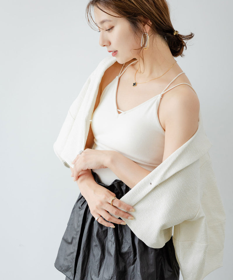 カップ付きバッククロスキャミ – レディースファッション通販の夢展望