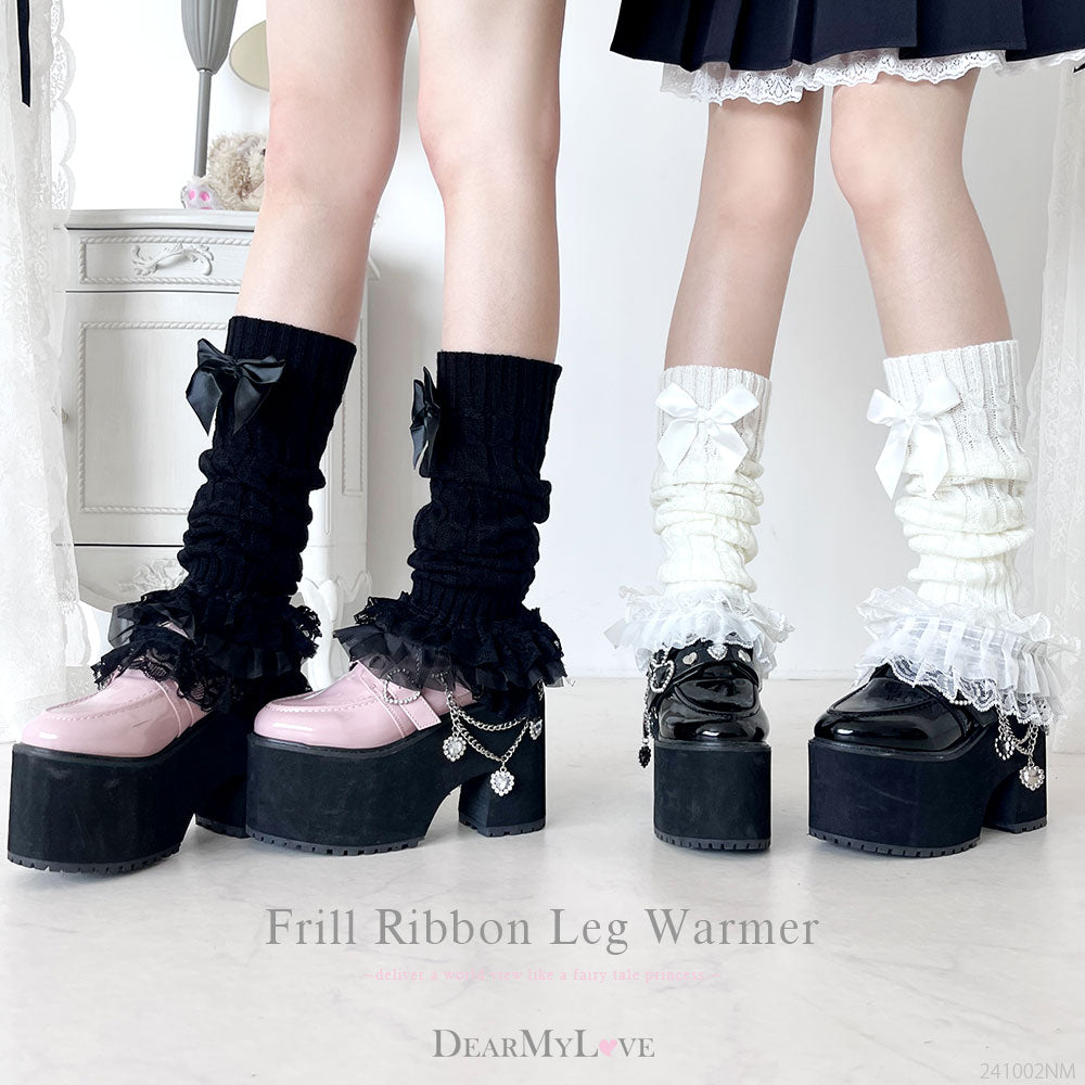 フリルリボンレッグウォーマー – レディースファッション通販の夢展望