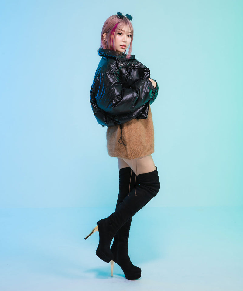 2buy20%OFFクーポン対象】12cmヒールGALニーハイブーツ – レディース