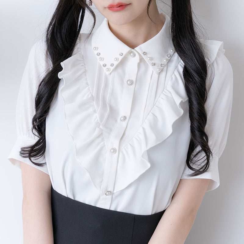 デコレーションフリルブラウス – レディースファッション通販の夢展望