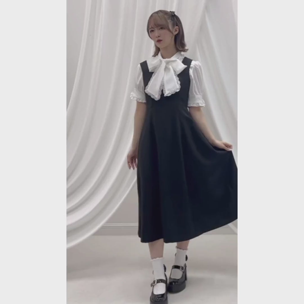 レースふちどりリボンボウタイブラウス – レディースファッション通販