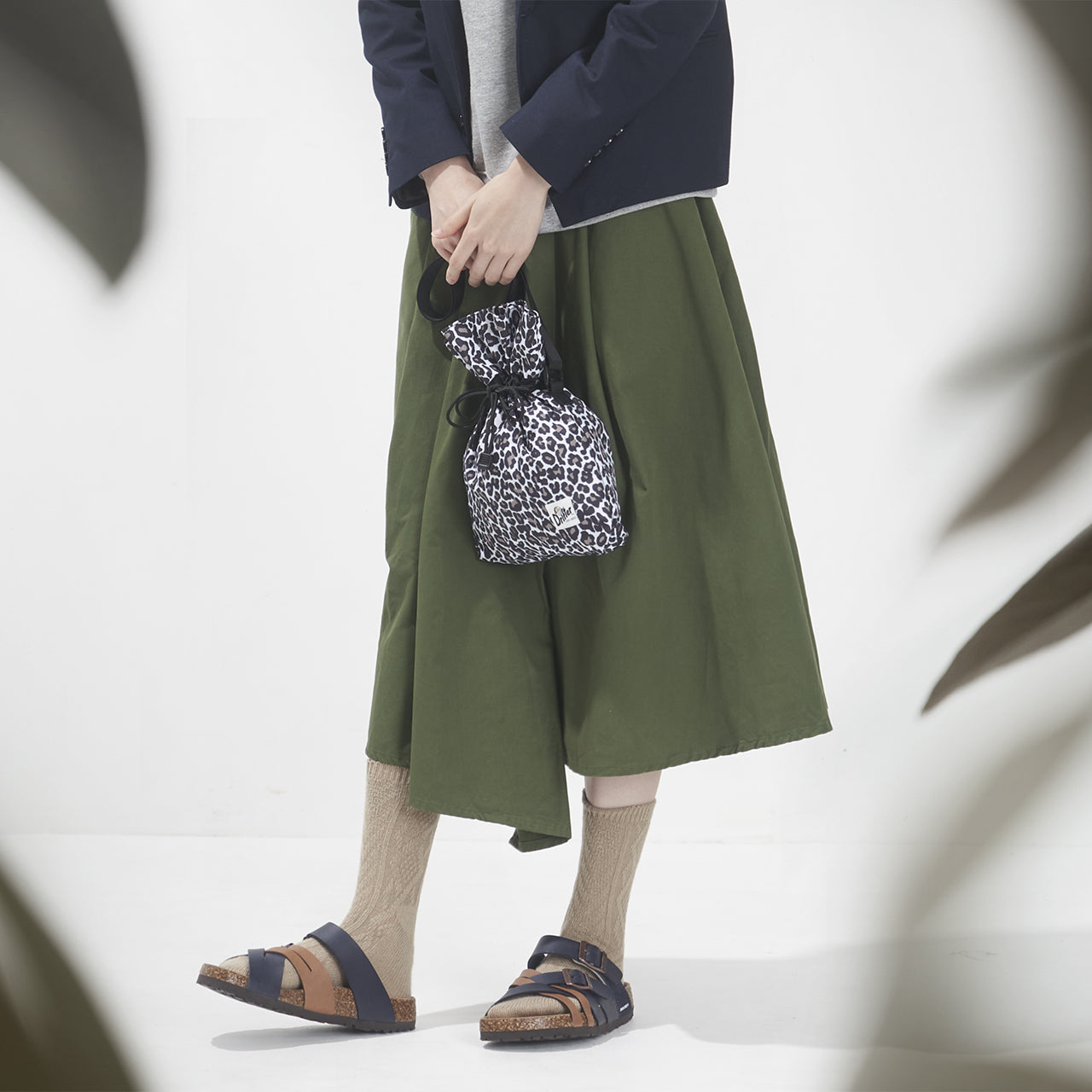 SAMPLE-CANDY POUCH SNOW LEOPARD (FLOWER) / サンプル-キャンディ