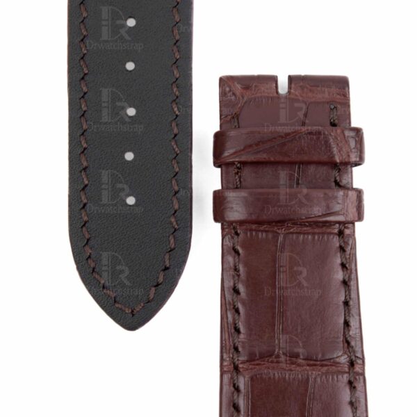 Vacheron Overseas Leather Strap - Handmade Alligator | Drwatchstrap