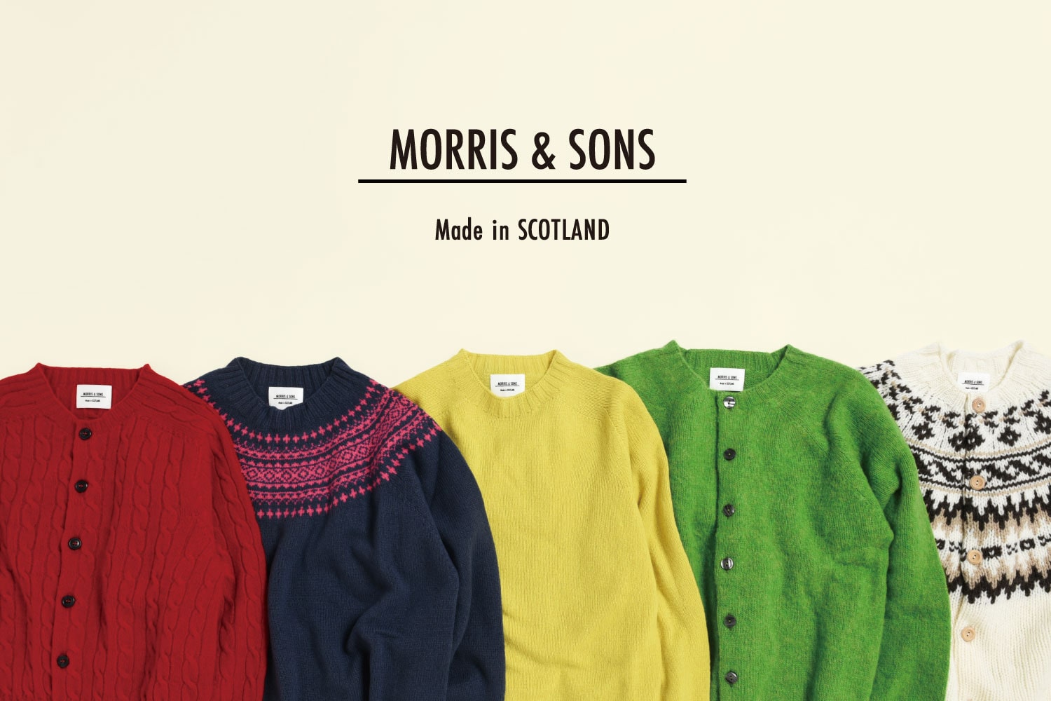 MORRIS ＆ SONS - KNIT COLLECTION 2024