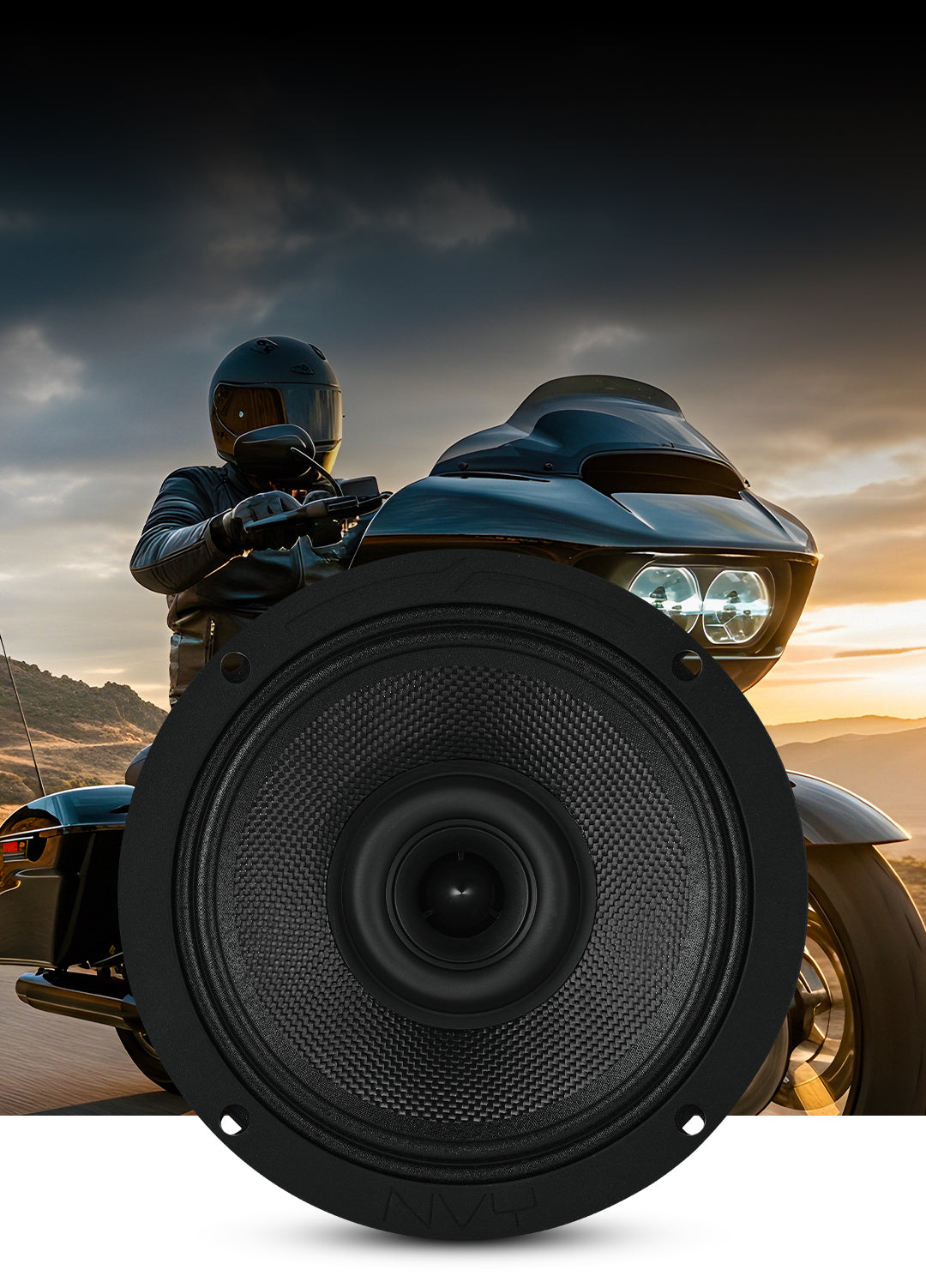 6.5” 2-Way Coaxial Loudspeaker with Kevlar Cone and Neodymium Magnet |