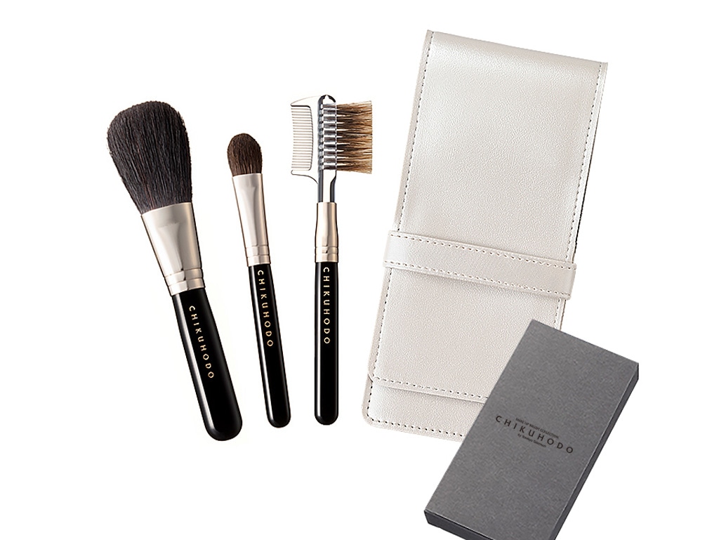 熊野化粧筆 竹宝堂 BR-G5 限定ギフト3点セット: せとうちエリア