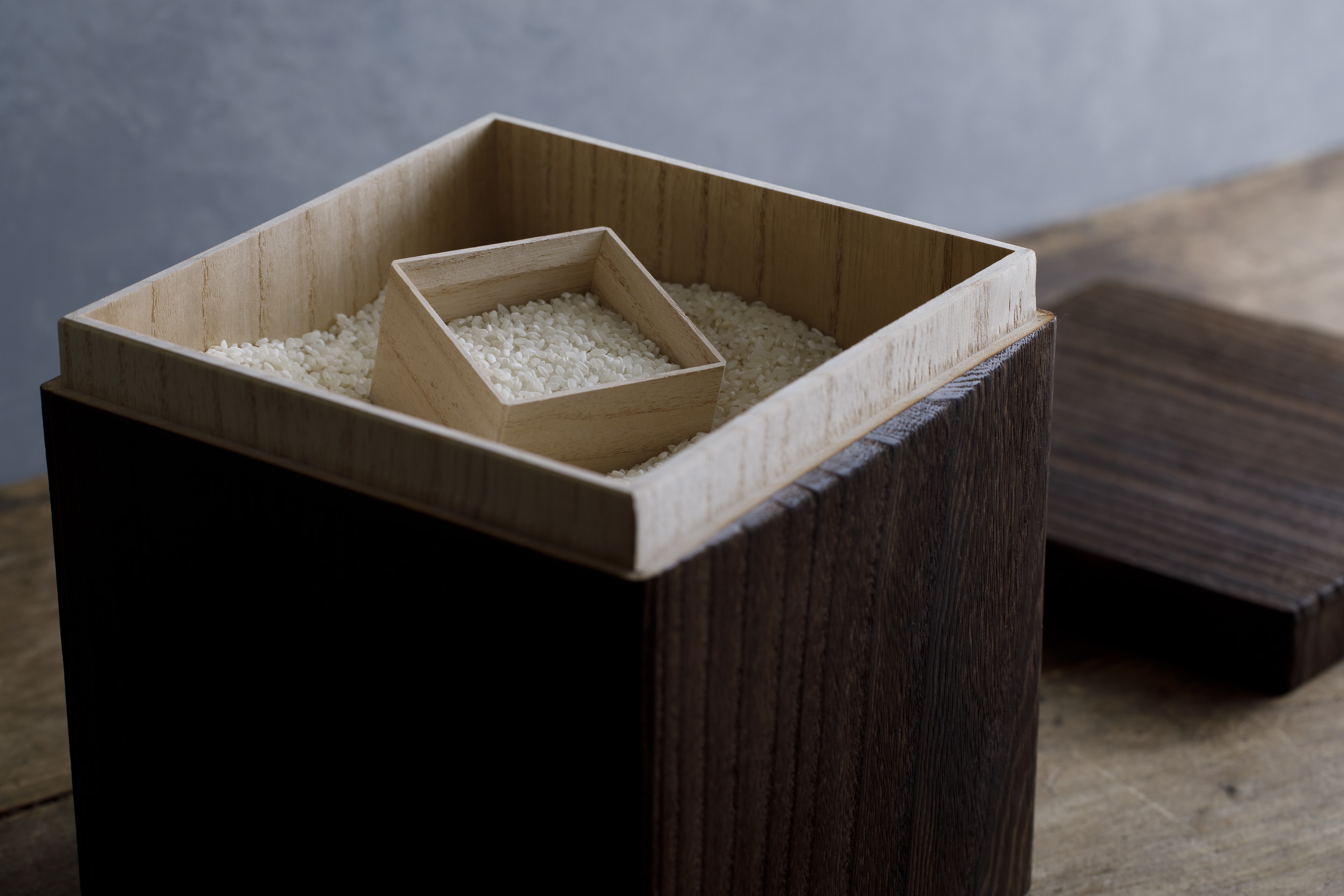 総国産桐米びつ ライスストッカー10kg 焼桐タイプ(10kg 焼桐タイプ